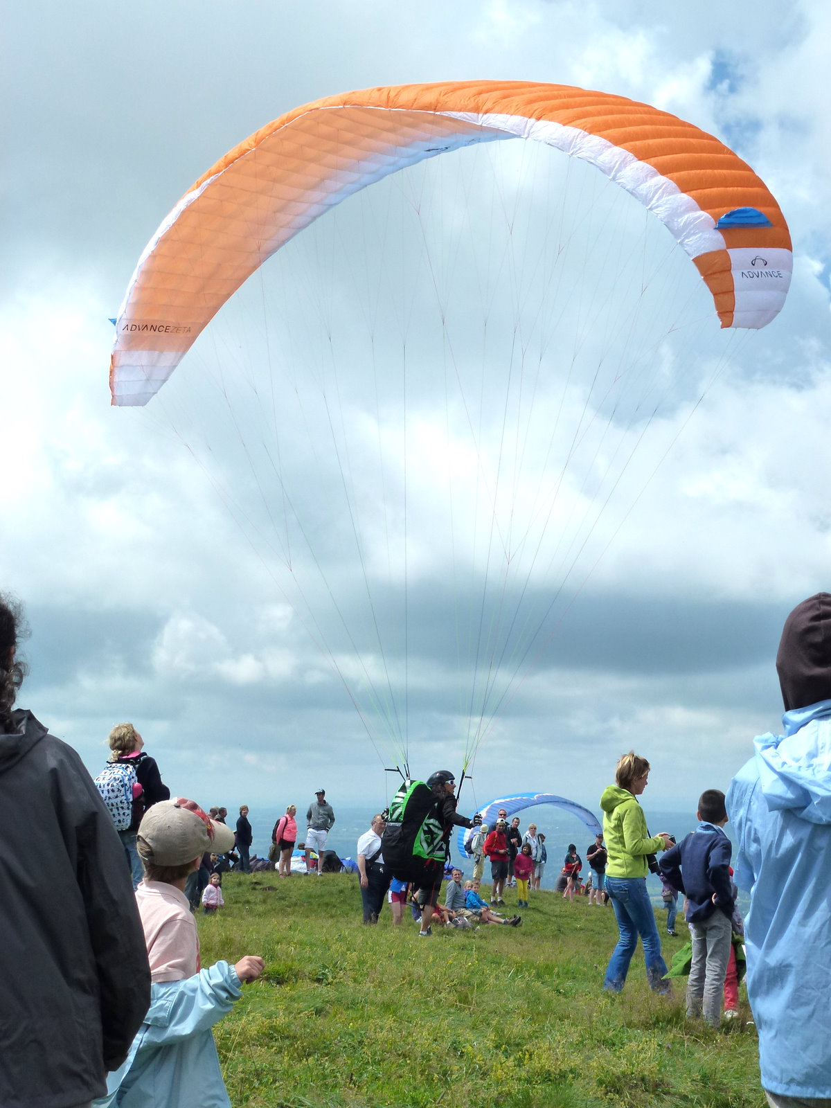 Parapente au Puy de Dôme
