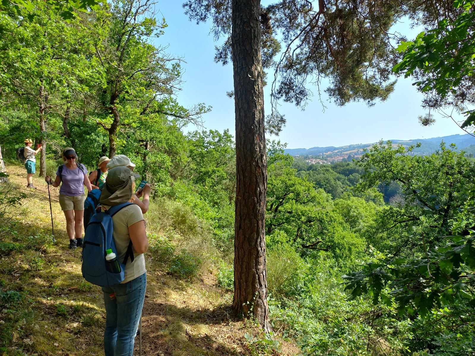 Sentier de Claire de Sauxillanges à Usson