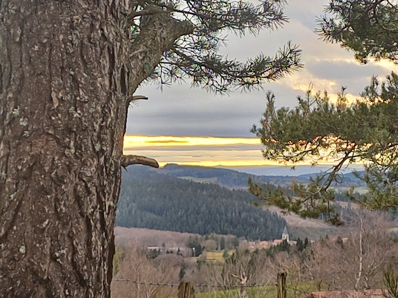Een uitzicht tijdens de wandeling "Les Panoramas"